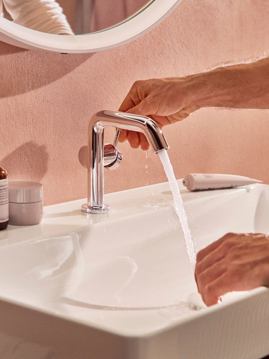 Hansgrohe Αναμεικτική Μπαταρία Νιπτήρα Κομμωτηρίου Ασημί