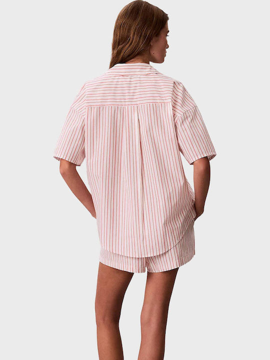 Short Sleeve Women's Shirt Peach