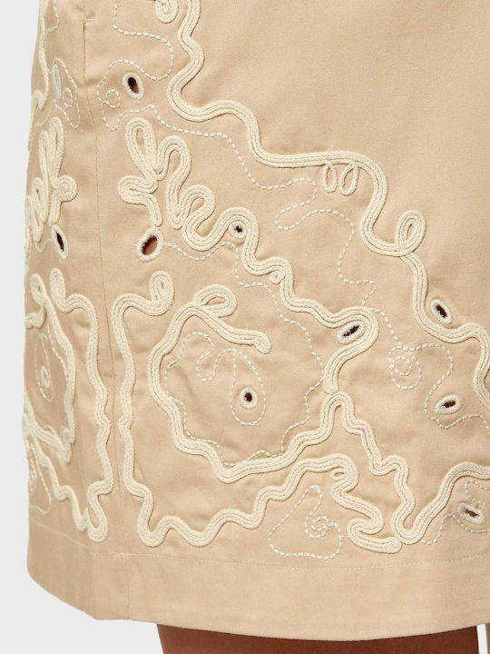 Mini Skirt Beige