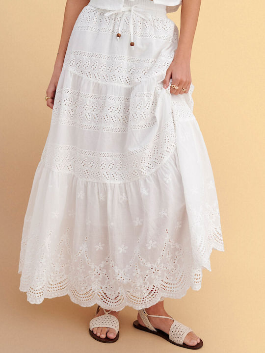 Maxi Skirt White