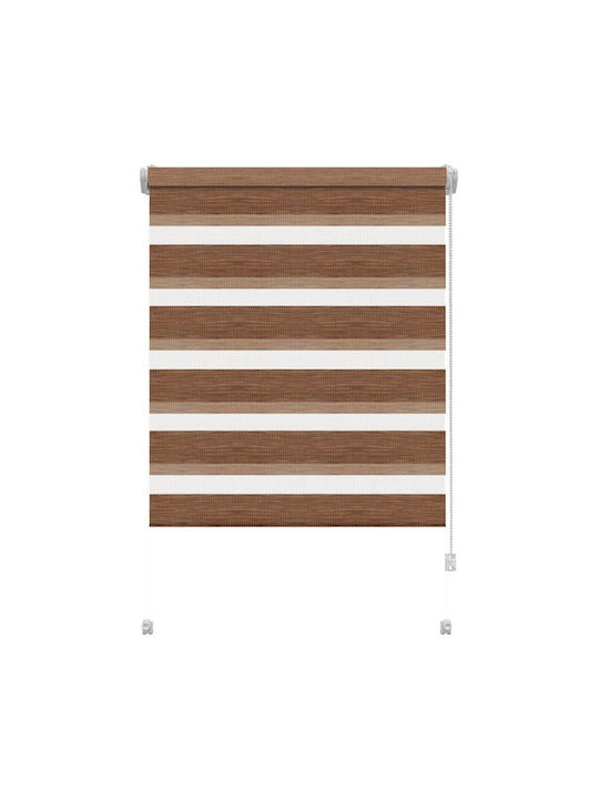 Gardinia Gardinia Rollos Partieller Blackout Doppelt Braun P120xH150cm