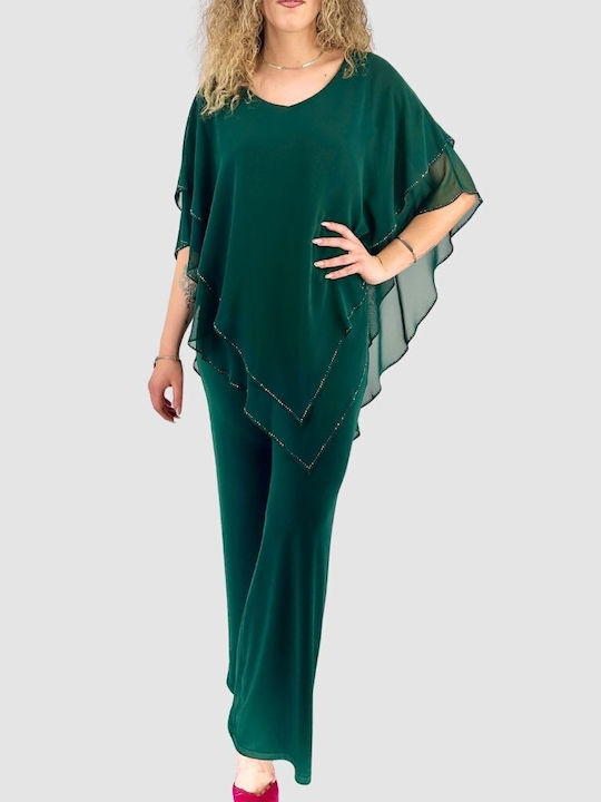 Damen  Jumpsuit Grün