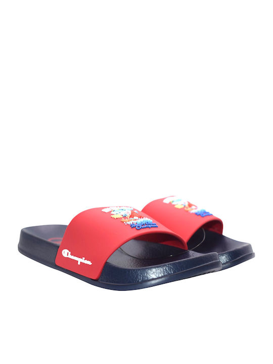 Kids' Flip Flops Slides Red All American