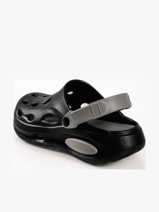Sabino Herren Holzschuhe Schwarz