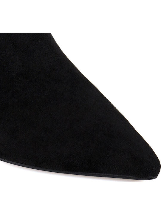Suede Women's Ankle Boots Black