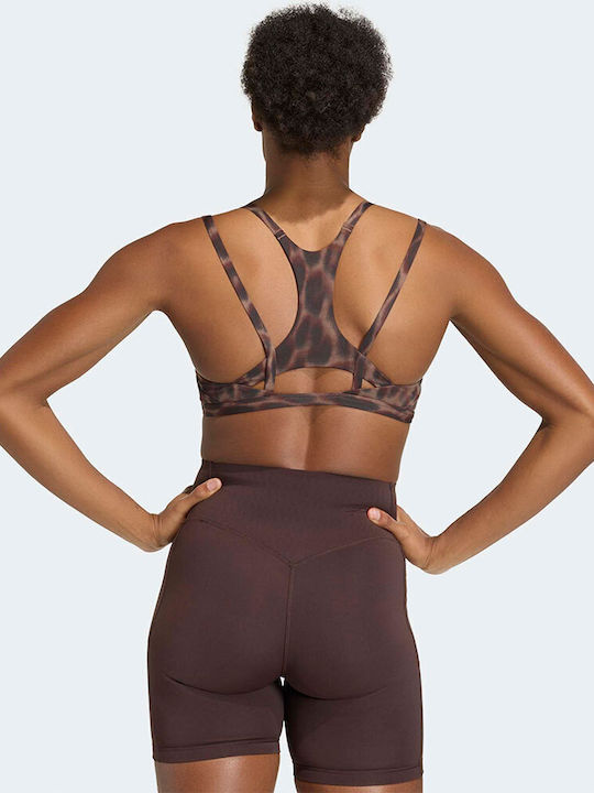 adidas Light Support Women's Sports Bra Brown