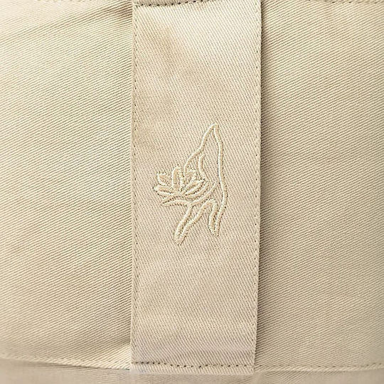 Μαξιλάρι Διαλογισμού Meditation Cushion Beige Organic Cotton 33χ17cm