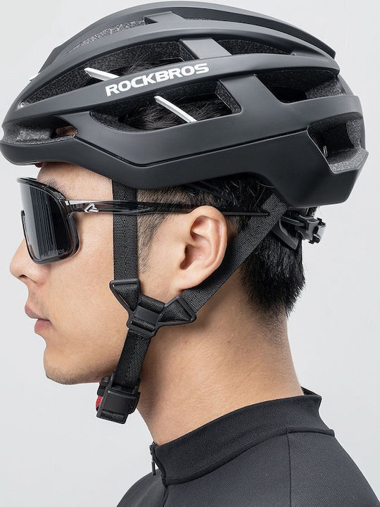 Rockbros Bicycle Helmet Road Black