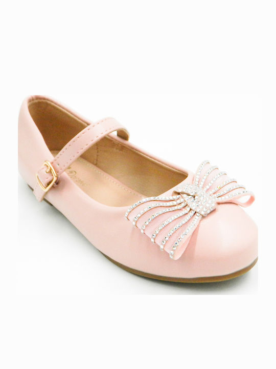 Kinder Pumps & Ballerinas mit Bügel- und Schleifenverschluss Rosa