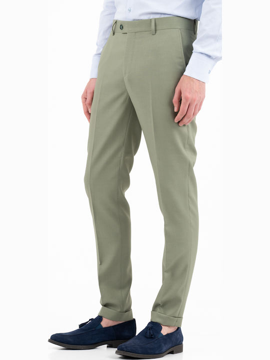 Men's Suit with Slim Fit Green