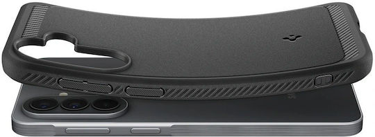 Spigen Robuste Armor Umschlag Rückseite Silikon Schwarz Galaxy A37