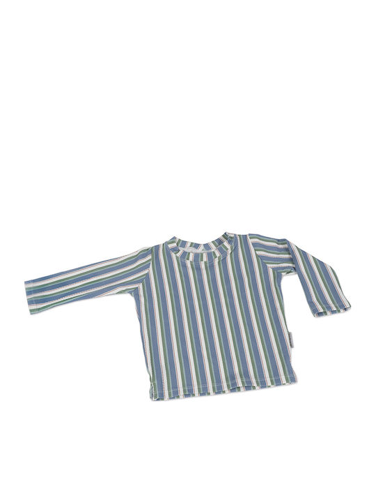 Walking Mum Kids Swimwear Rashguard With Long Sleeve Green