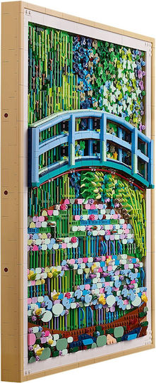 LEGO Art Claude Monet – Bridge over a Pond of Water Lilies for Ages 18+ 3179 Pieces