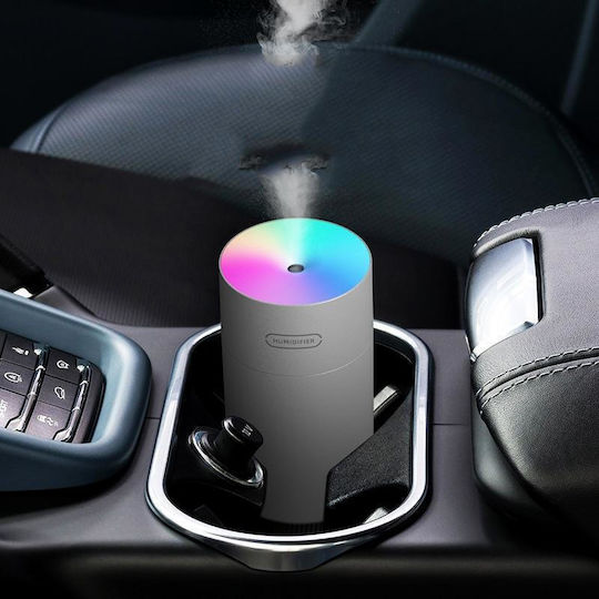 Colorful Cup Humidifier Usb Car Air Purifier Grey