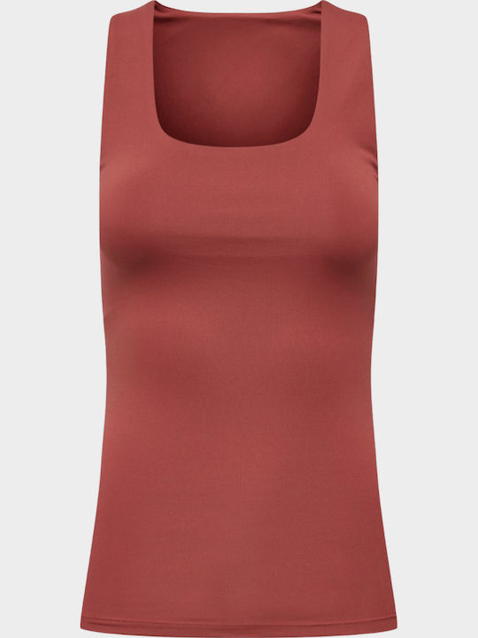 Damen Bluse Ärmellos Spiced Apple