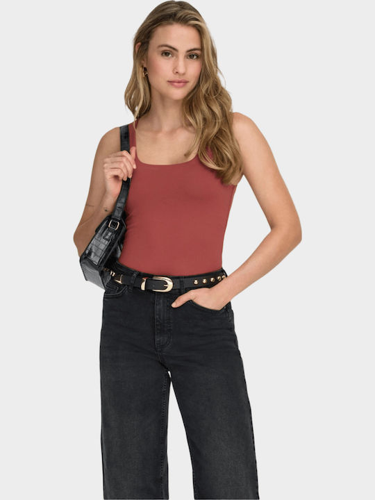 Damen Bluse Ärmellos Spiced Apple