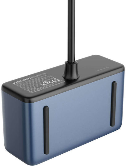 Ldnio Πολύπριζο 2 Θέσεων με 1 USB-A, 2 USB-C και Διακόπτη