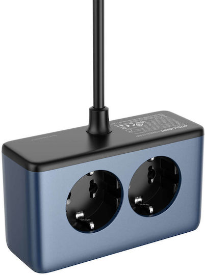 Ldnio Πολύπριζο 2 Θέσεων με 1 USB-A, 2 USB-C και Διακόπτη