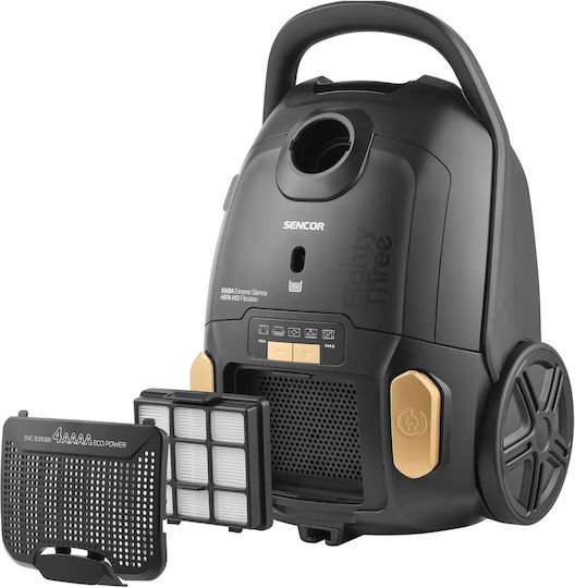 Sencor SVC 8310BK Aspirator Electric 800W cu Sac 3l Negru