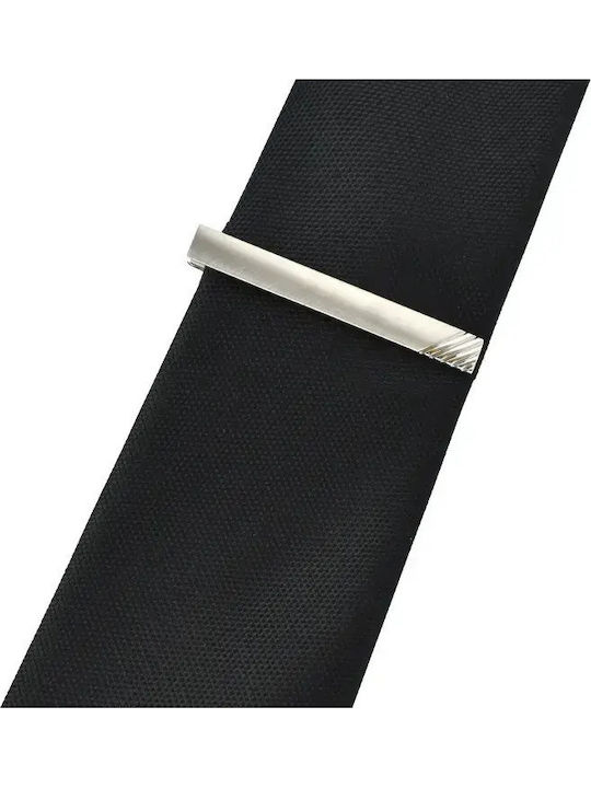 Venturi Clip Krawattennadeln Silber
