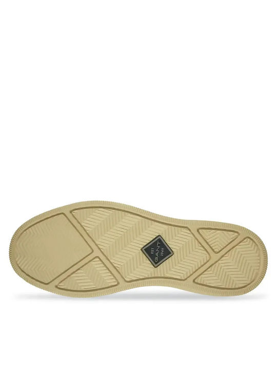 San Prep Stoff Herren Slip-Ons Beige