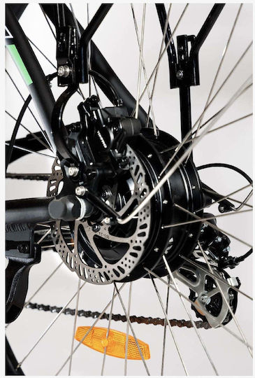 Velogreen Totem 28" Μαύρο Ηλεκτρικό Ποδήλατο Πόλης