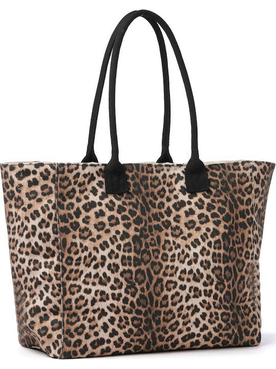 Liu Jo Stoff Strandtasche Braun Liu Jo Stoff Strandtasche Braun