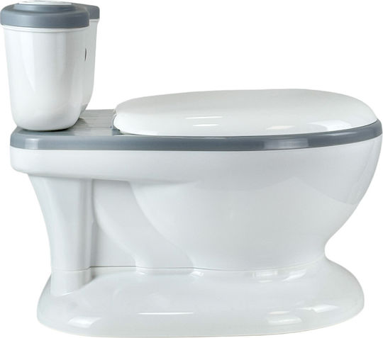 Little Mom Potties Toilet with Lid Gray