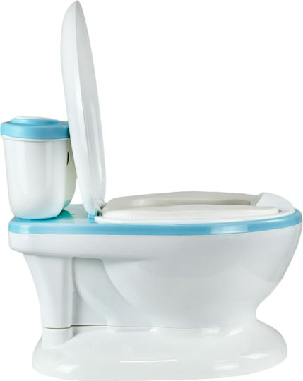Little Mom Töpfchen Toilette mit Deckel Blau