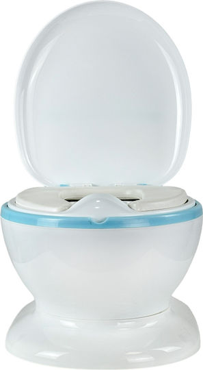 Little Mom Töpfchen Toilette mit Deckel Blau