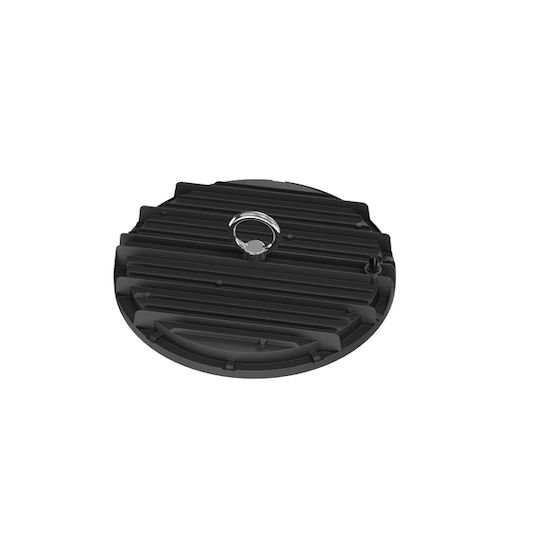 Eurolamp Commercial Bell Light 100W Cool White 12000 Lumen with Built-in LED Black Ø23.6cm