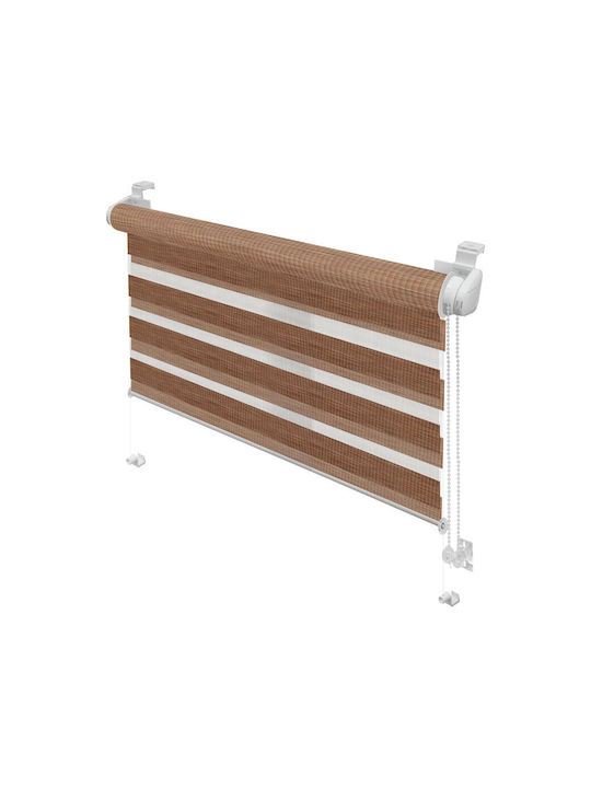Gardinia Rollos Für Partiellen Blackout Doppelt Braun P61.5xH150cm