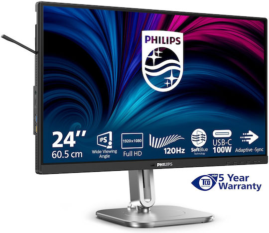 Philips 24B2U4301/00 IPS Monitor 23.8" FHD 1920x1080 mit Reaktionszeit 4ms GTG