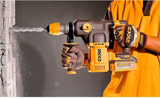 Ingco Κρουστικό Σκαπτικό Πιστολέτο Μπαταρίας Brushless 20V CRHLI202862E
