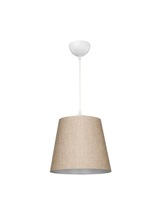GloboStar Coney Pendant Light Brown with Socket E27 26x26x93cm