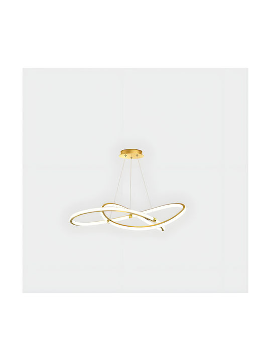 Home Lighting Lustră Auriu