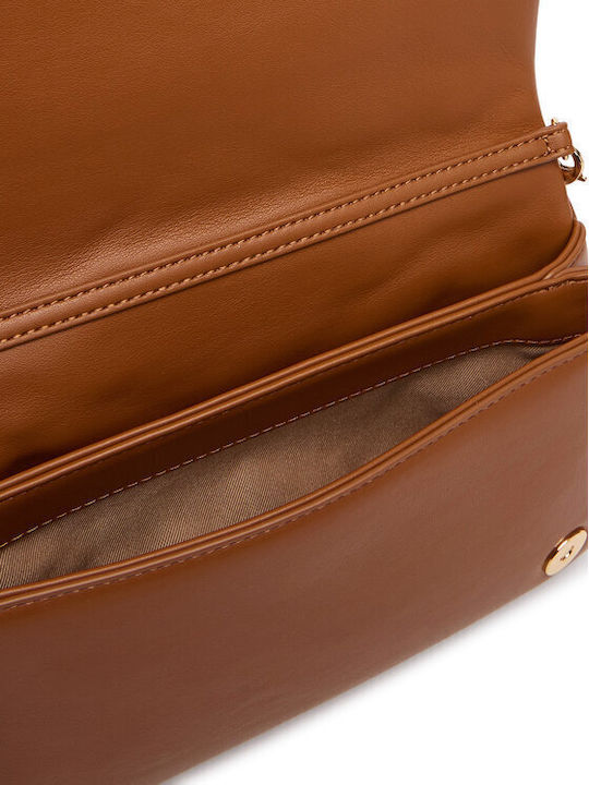 Leder Damen Schultertasche Braun