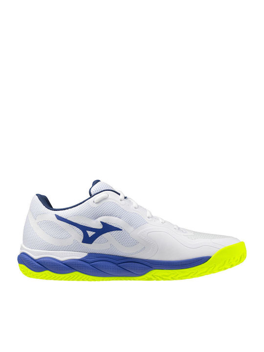 Mizuno Enforce Court Cc Men's Padel Tennis Shoes for Clay Courts White