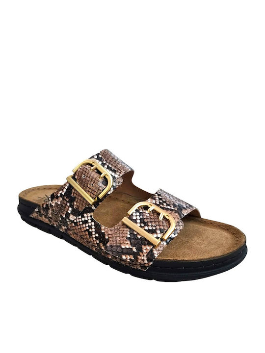 Leather Women's Anatomic Brown Sandals