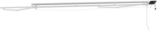 vidaXL White Awning Frame