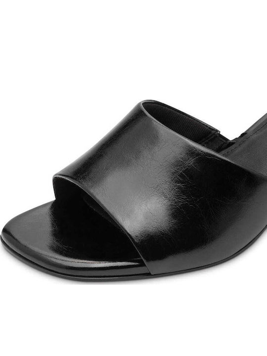 Mules with Low Heel in Black Colour