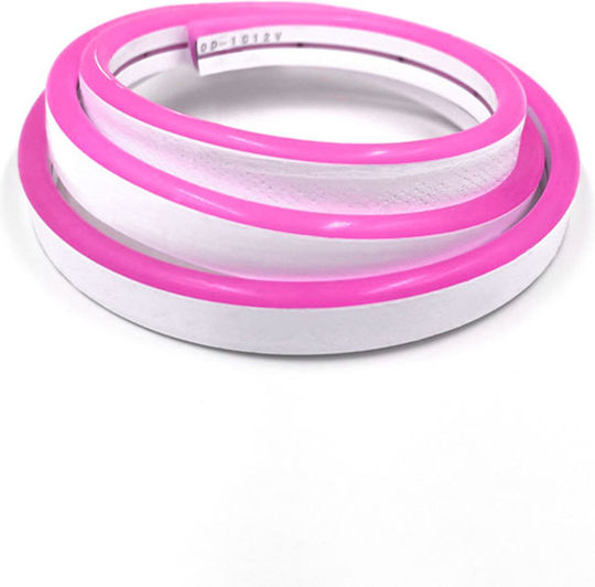 Bandă LED Rezistentă La Apă 24V Lumină Roz 1m Neon Flex