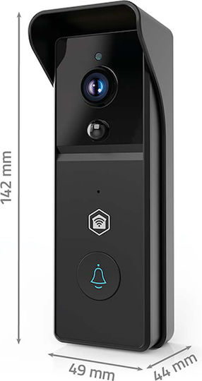 Nedis Wireless Video Intercom Set Wi-Fi Compatible with Alexa and Google Home