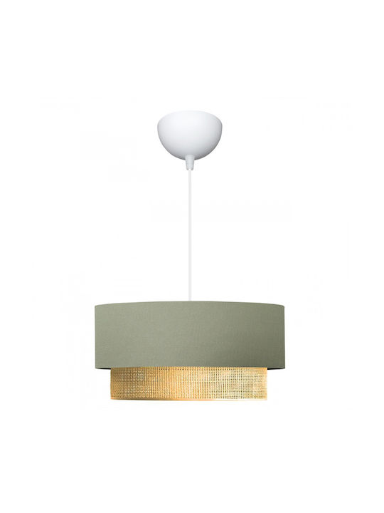 Megapap Lucifer Pendant Light Green with Socket E27 30x15x70cm