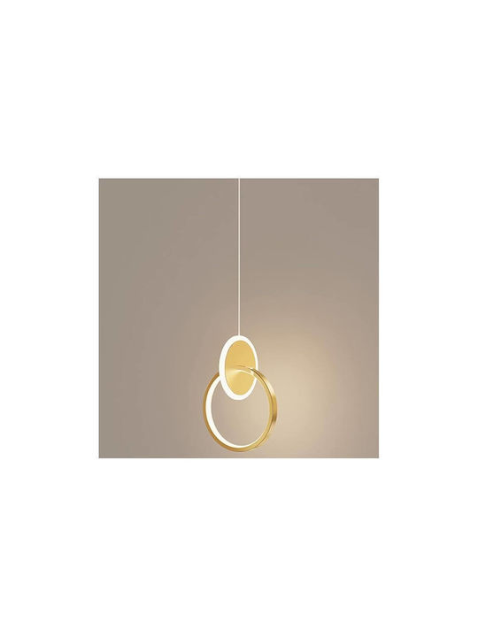 Home Lighting Bria Κρεμαστό Φωτιστικό Χρυσό LED με Ρυθμιζόμενο Λευκό Φως