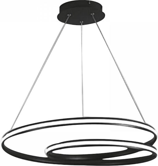 Lightex Hängelampe Schwarz 49cm
