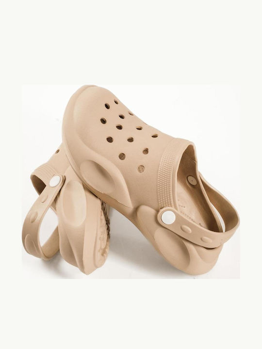 Sabino Damen Clogs Beige