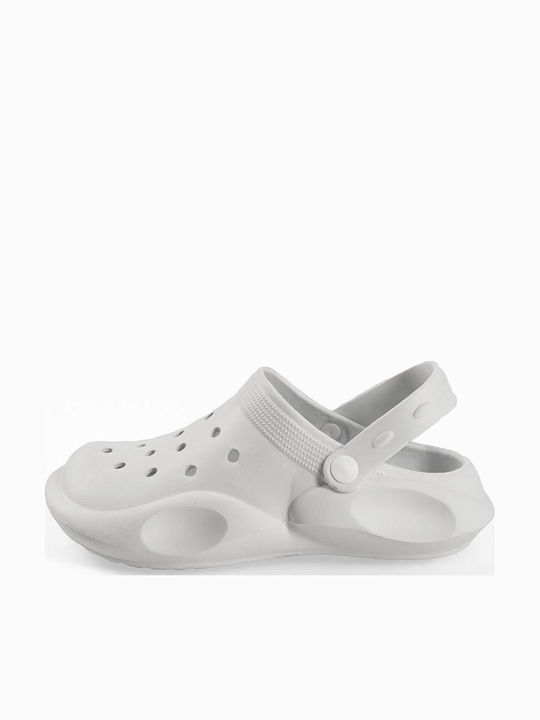 Sabino Women's Clogs White E409-Z