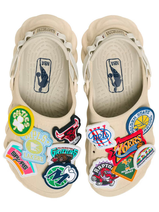 Crocs Echo Ανδρικά Σαμπό Μπεζ