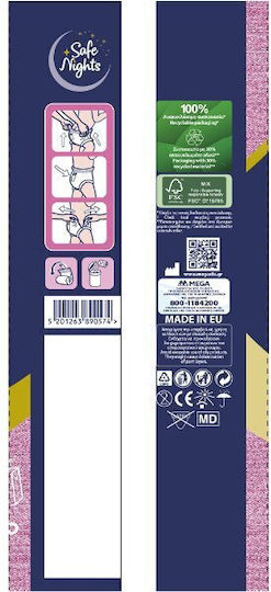 Safe Nights Diaper Pants Girl For 12-22kg 16 Pieces